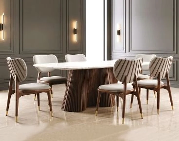 Ziora Dining Set — 1+6 Seater